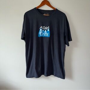 Los Andes Chile Black T-Shirt (XX-LARGE)‎
